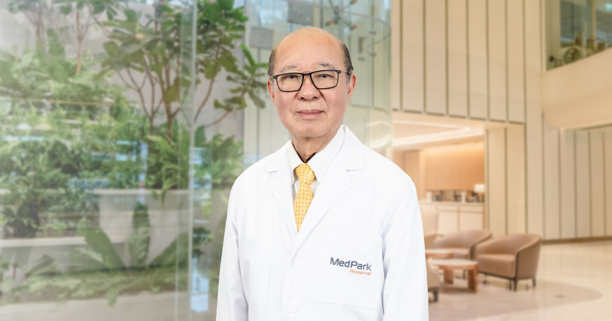 ศาตราจารย์นายแพทย์สิน อนุราษฎร์ ผู้อำนวยการ รพ.เมดพาร์ค - Prof.Dr Sinn Anuras, Hospital Director of MedPark