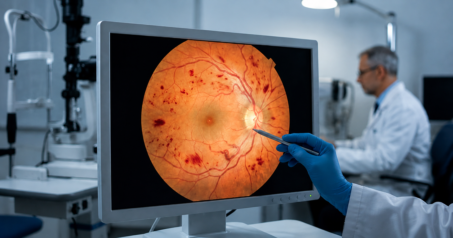 หลอดเลือดดำในจอประสาทตาอุดตัน (RVO) อาการ สาเหตุ และการรักษา - Retinal Vein Occlusion (RVO) - Symptoms, Causes, Treatment